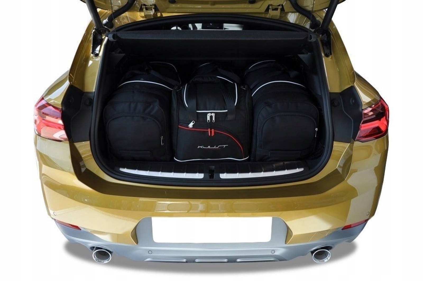 J&j Automotive Sada 4ks cestovných tašiek Sport pre Bmw X2 2017+