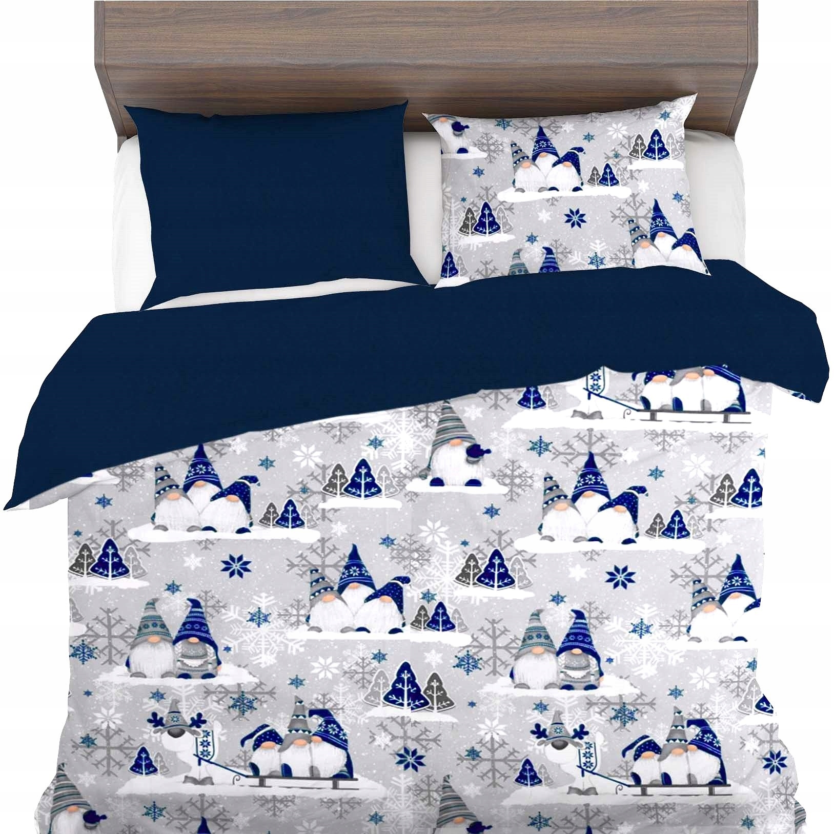 Izolované Povlečení 140x200+1x70x80 Fleece Bavlna Teplý zimní Dárek