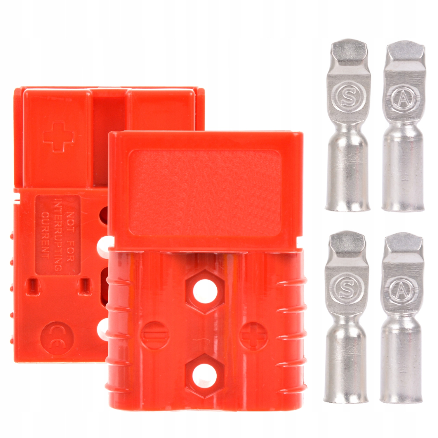 2 x WTYK ZŁĄCZE GNIAZDO AKUMULATORA BATERII 350A ODPOWIEDNIK ANDERSON, REMA