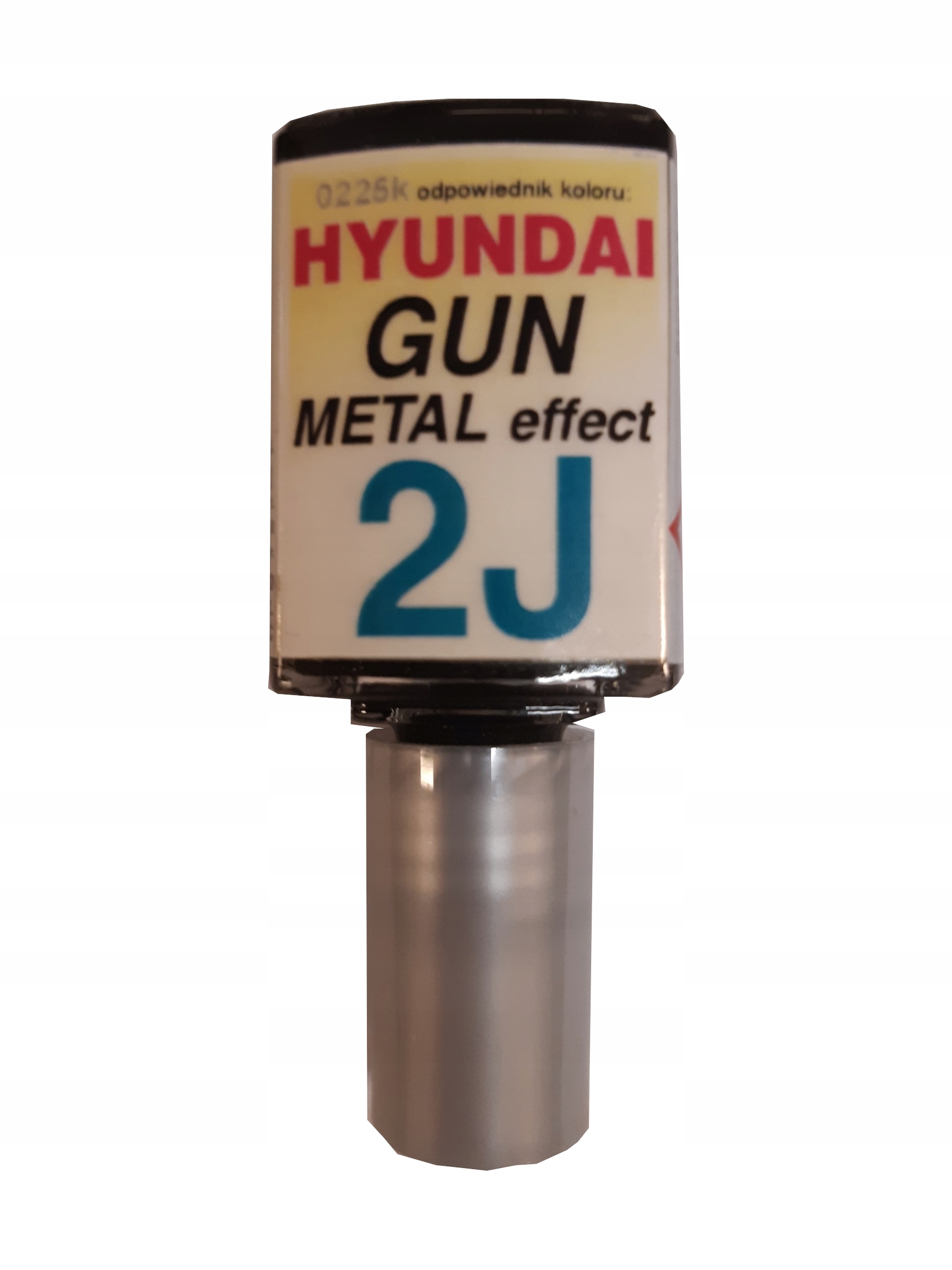 Hyundai 2J Gun Metal Effect Lakier Samochodowy Zaprawka Do Rys 10 ML Ara