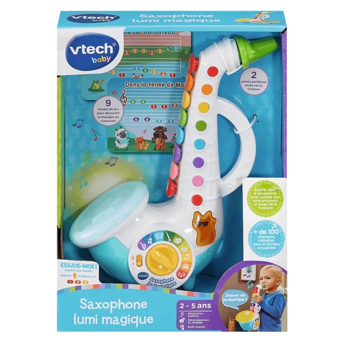 Zabawka interaktywna Vtech, Śpiewający Saksofon
