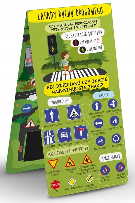 ZNAKI DROGOWE EDUKACYJNA ZAKŁADKA MAGNETYCZNA