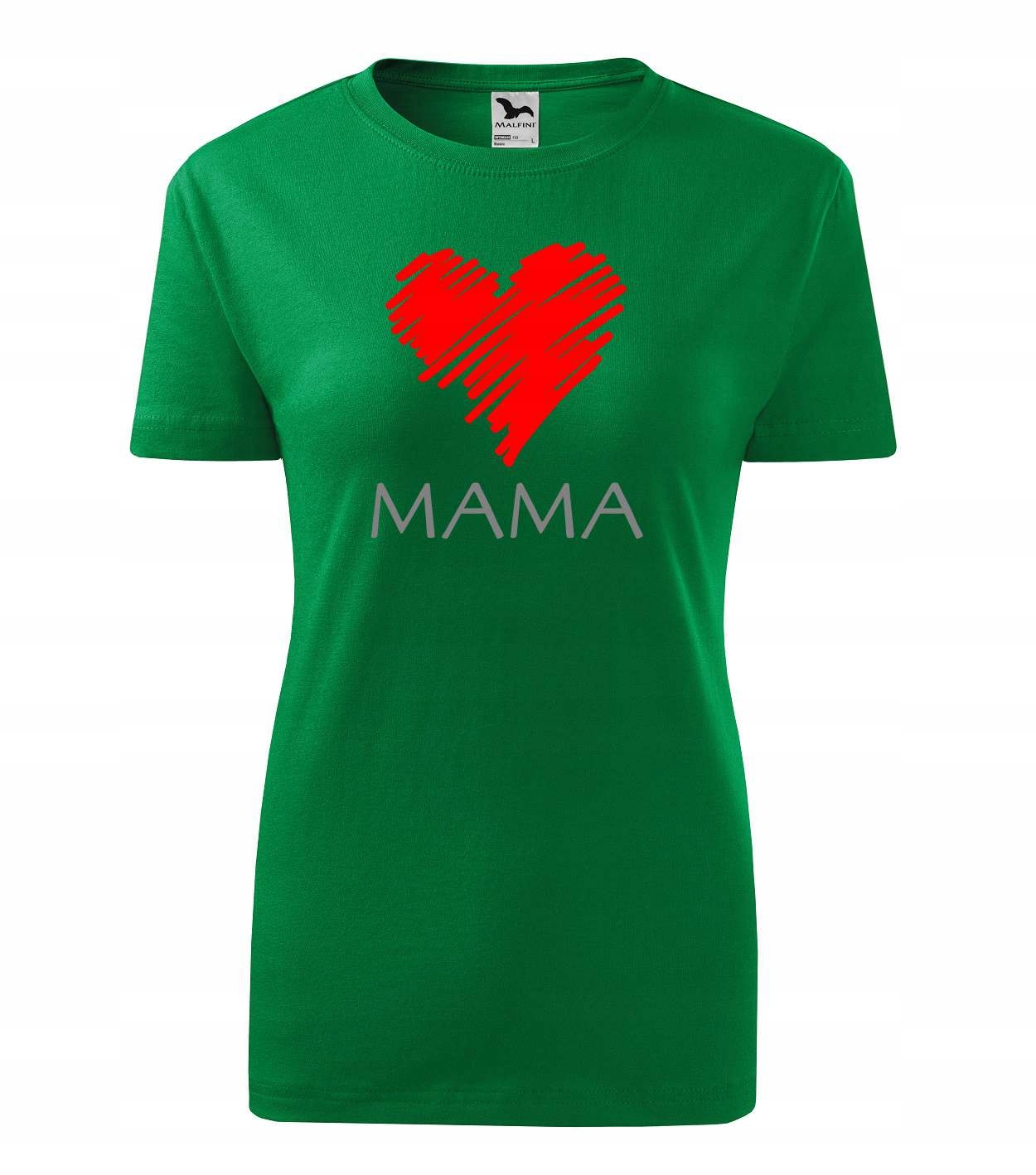

Koszulka T-shirt mama serce love damska