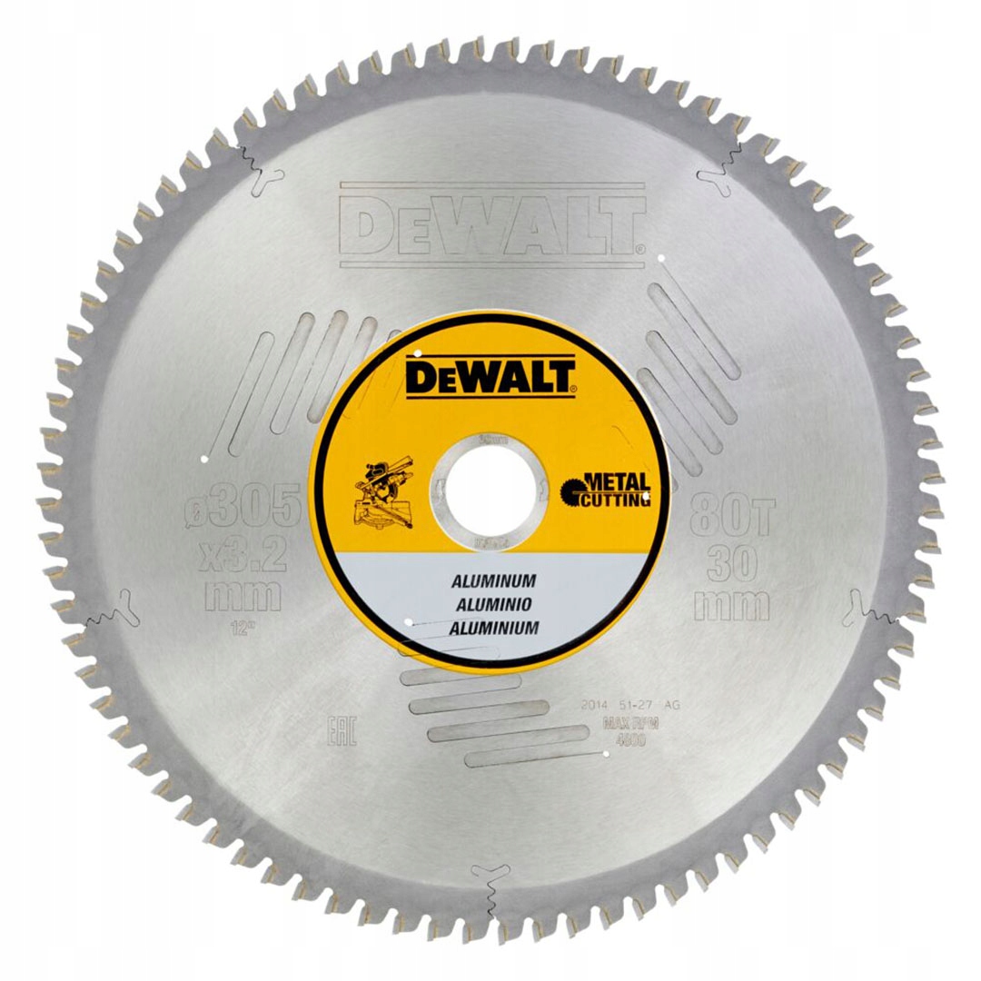 Kotoučová pila DeWALT DT1916 pro hliník 305 x 30 x 2,5 mm T80
