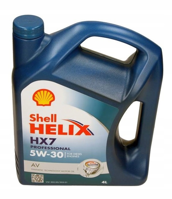 Olej Shell 5V30 4L Av Helix HX7 Profesionálny C3 502.00 505.00 505.01