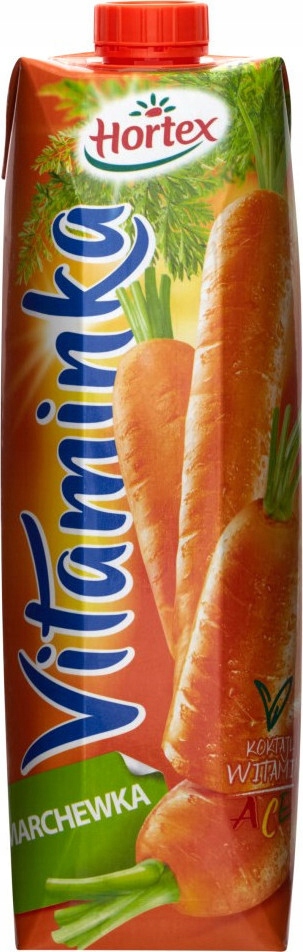 Sok marchewkowy Hortex Vitaminka karton 1l x24