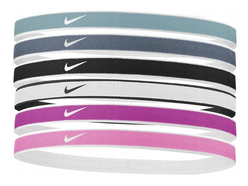 Opaski gumki Nike na włosy opaska na głowę 6szt