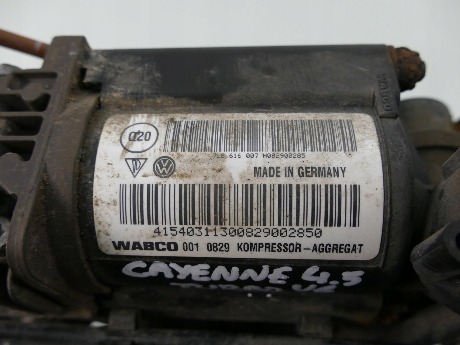 PORSCHE CAYENNE 9P 7L compressor; springing pump