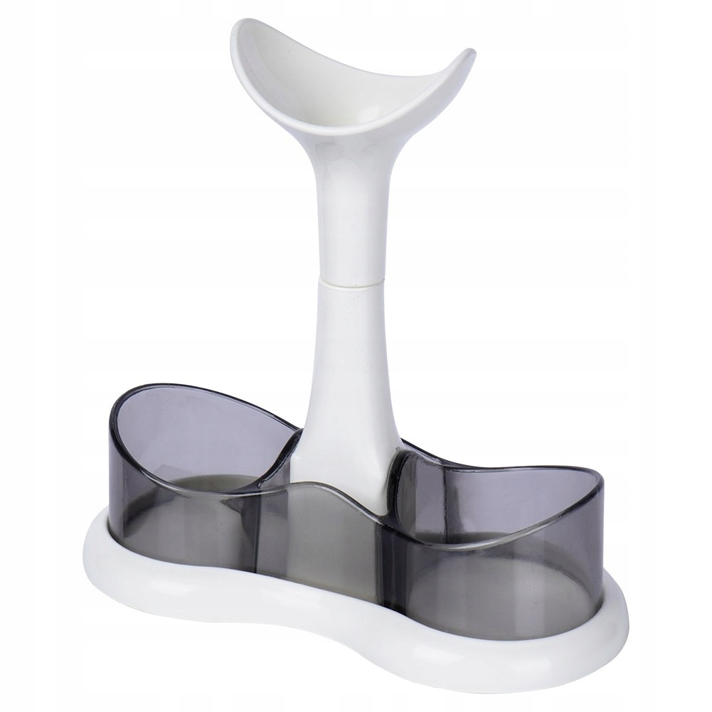 Zestaw SOLNICZKA PIEPRZNICZKA pojemniki do soli pieprzu przyprawnik stojak Kolor biały