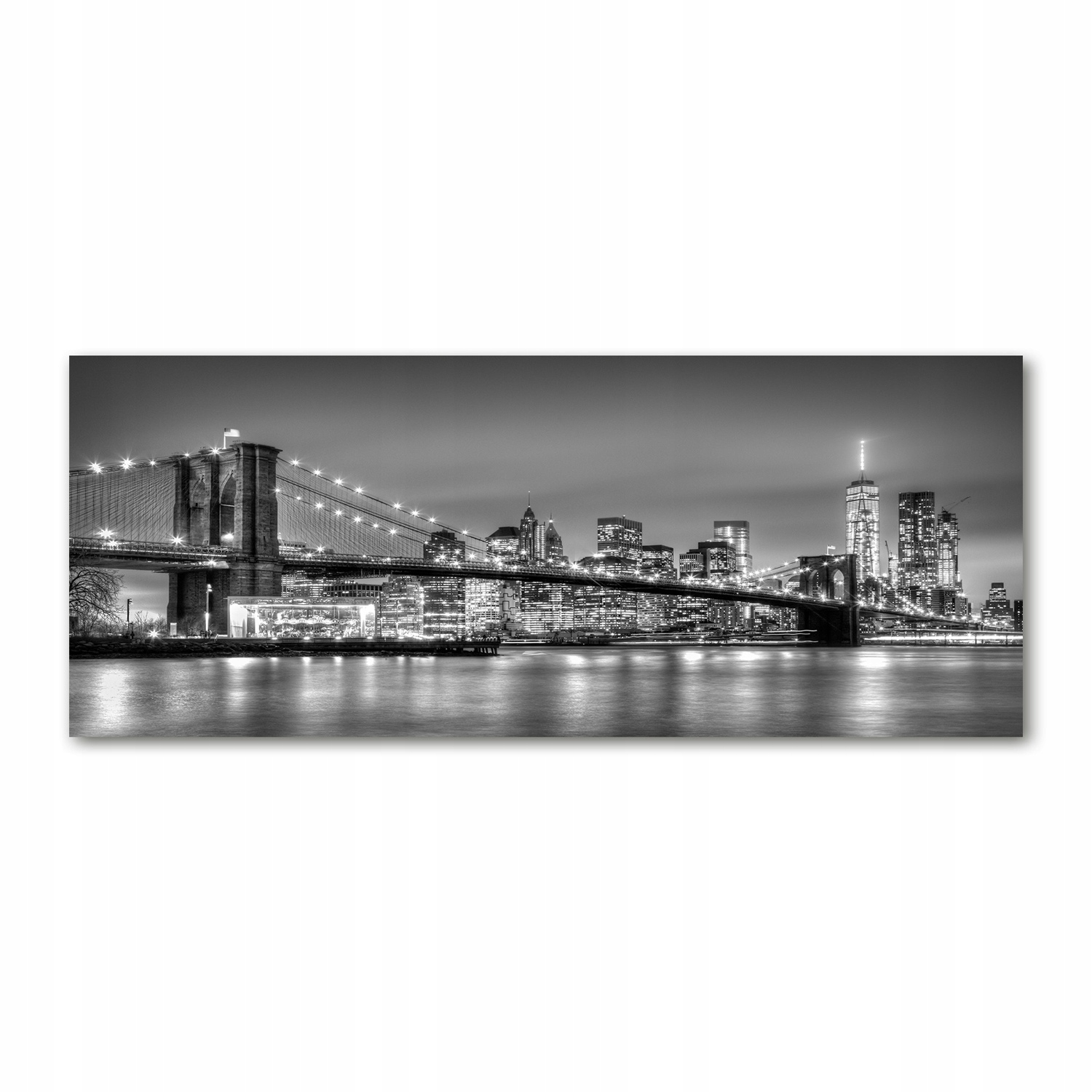 

Foto obraz szkło akryl Most Brookliński 125x50 cm