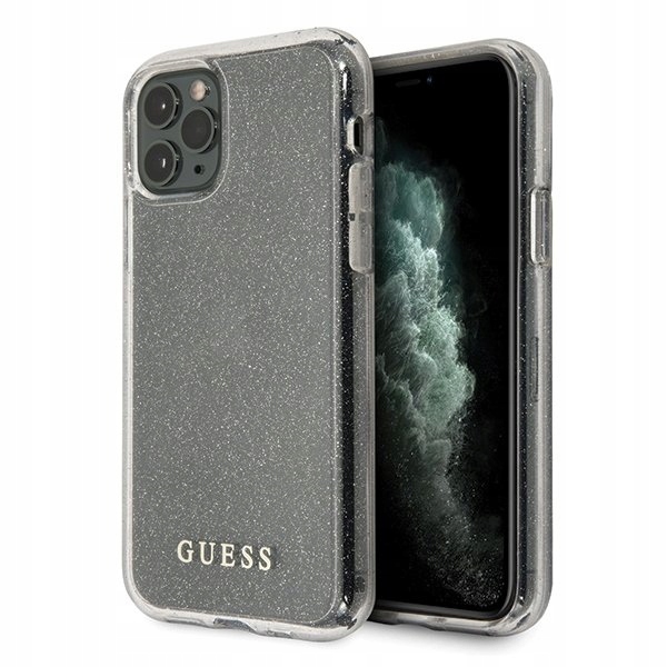 

Etui Guess Do iPhone 11 Pro Max silver case Glitte