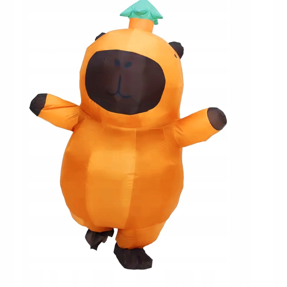 Kostium kapibary nadmuchiwany dla dorosłych z wentylatorem Usb na cosplay