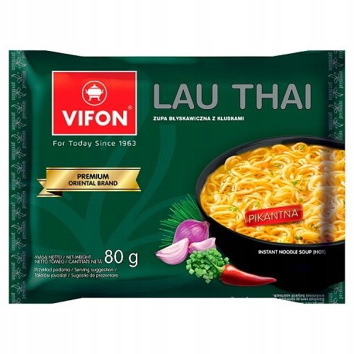 Zupa błyskawiczna Lau Thai tajska VIFON 80g x 10 EAN (GTIN) 5901882110304