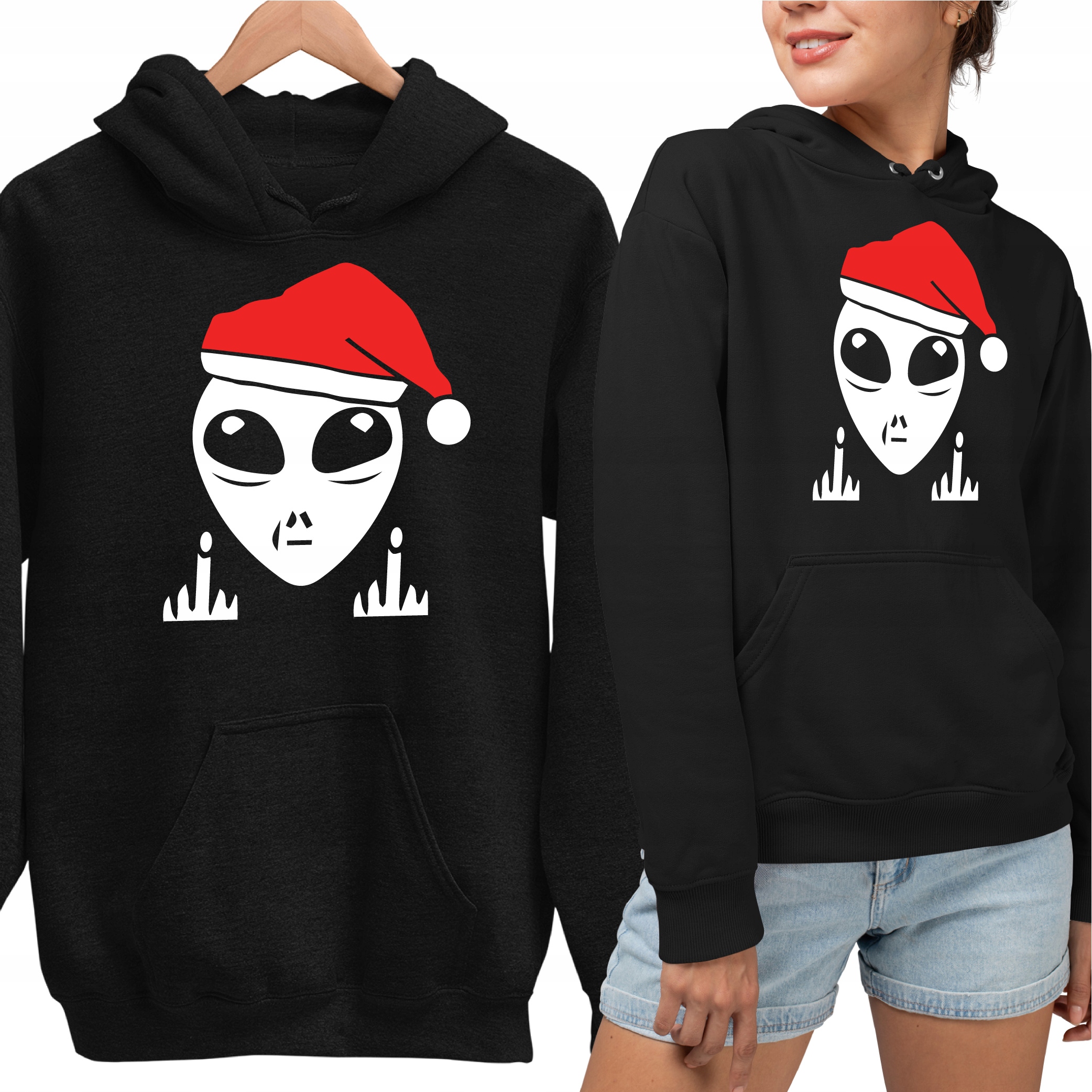 

Zabawna Bluza Na Mikołaja Alien Nasa Kosmita Santa