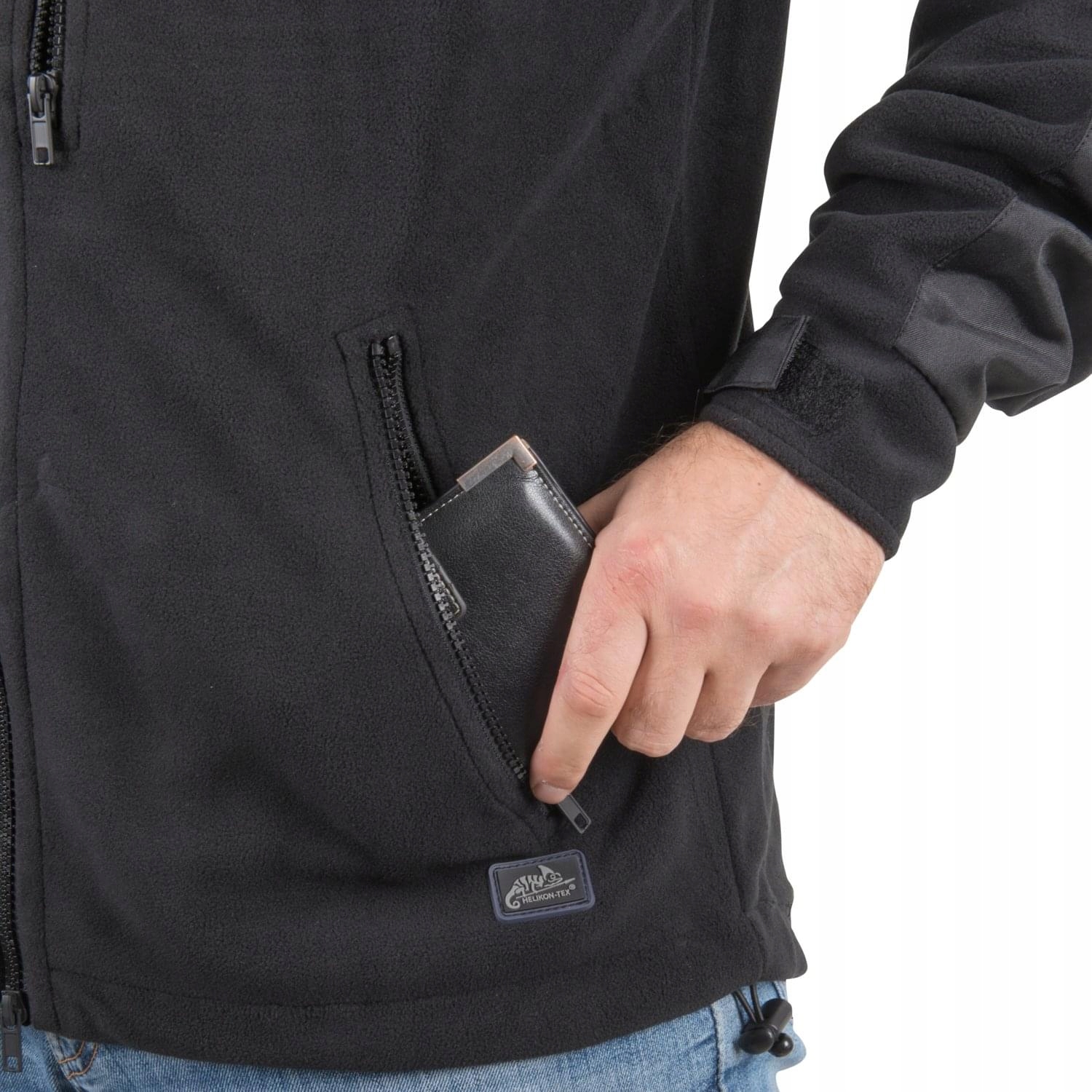 polar bluza CLASSIC ARMY HELIKON zielono-czarny S Właściwości oddychające