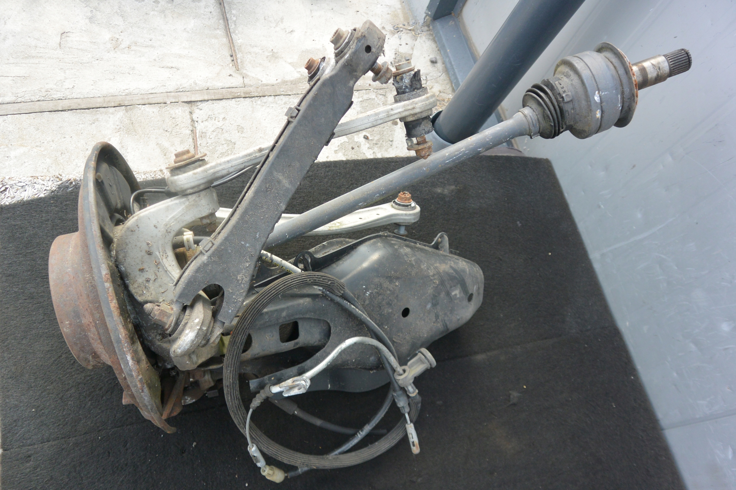 swing arm semi-axis rear part MERCEDES W212
