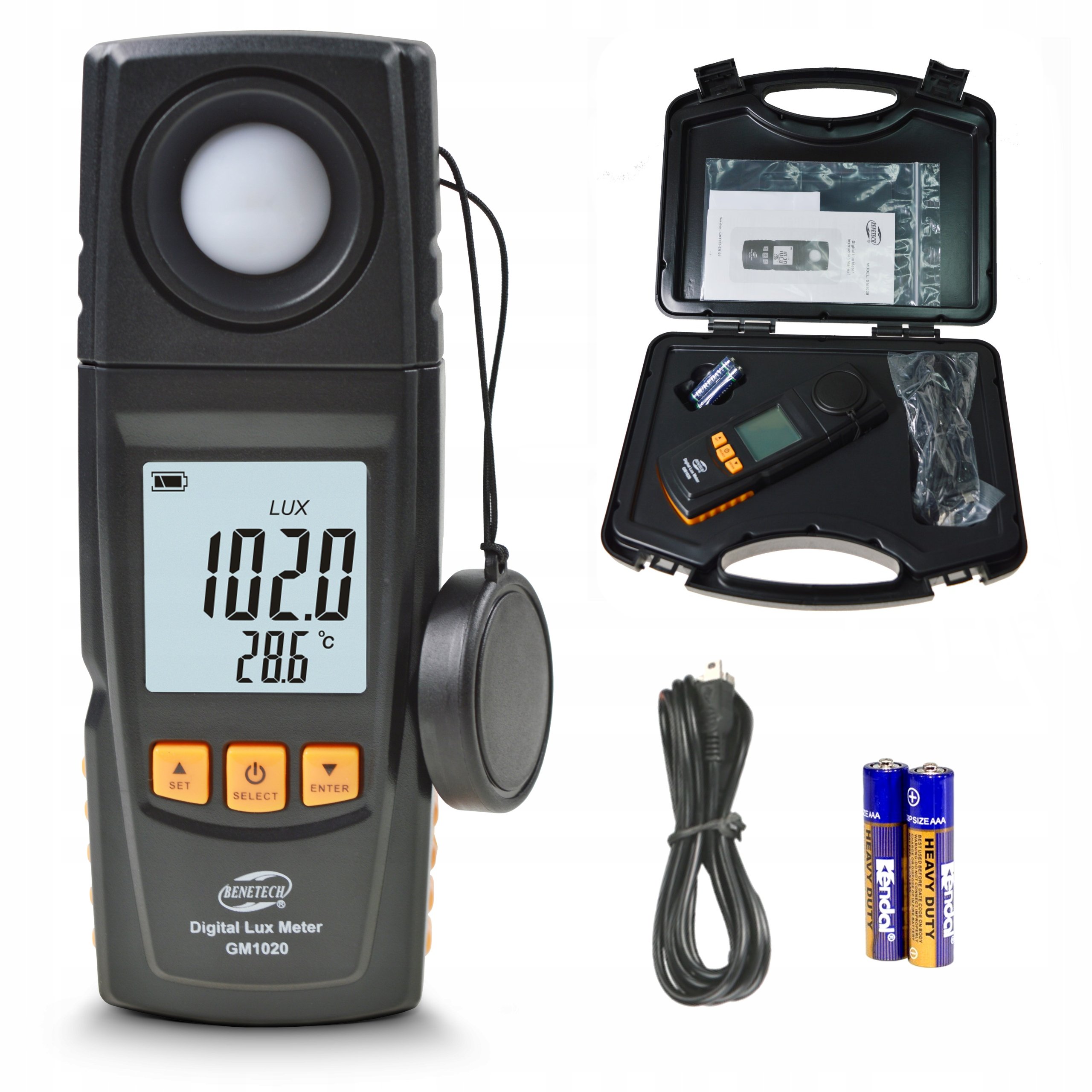Benetech gm1020 люксметр