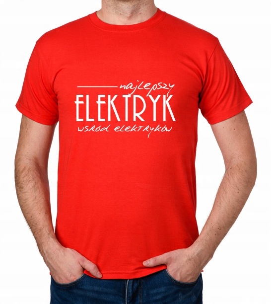 

koszulka Dla Elektryka Elektryk Pomysł prezent