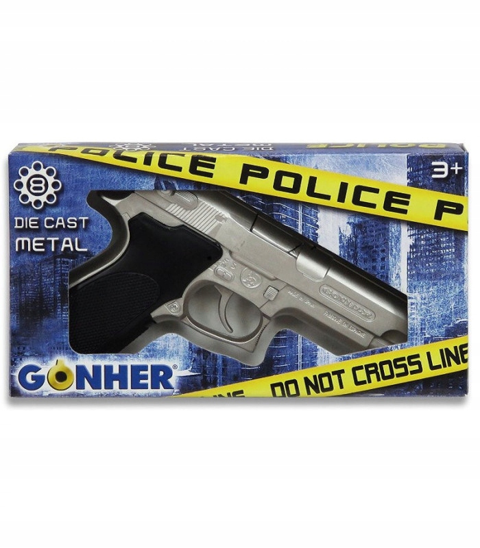 Metalowy Pistolet zabawkowy na kapiszony Zabawka Bohater brak