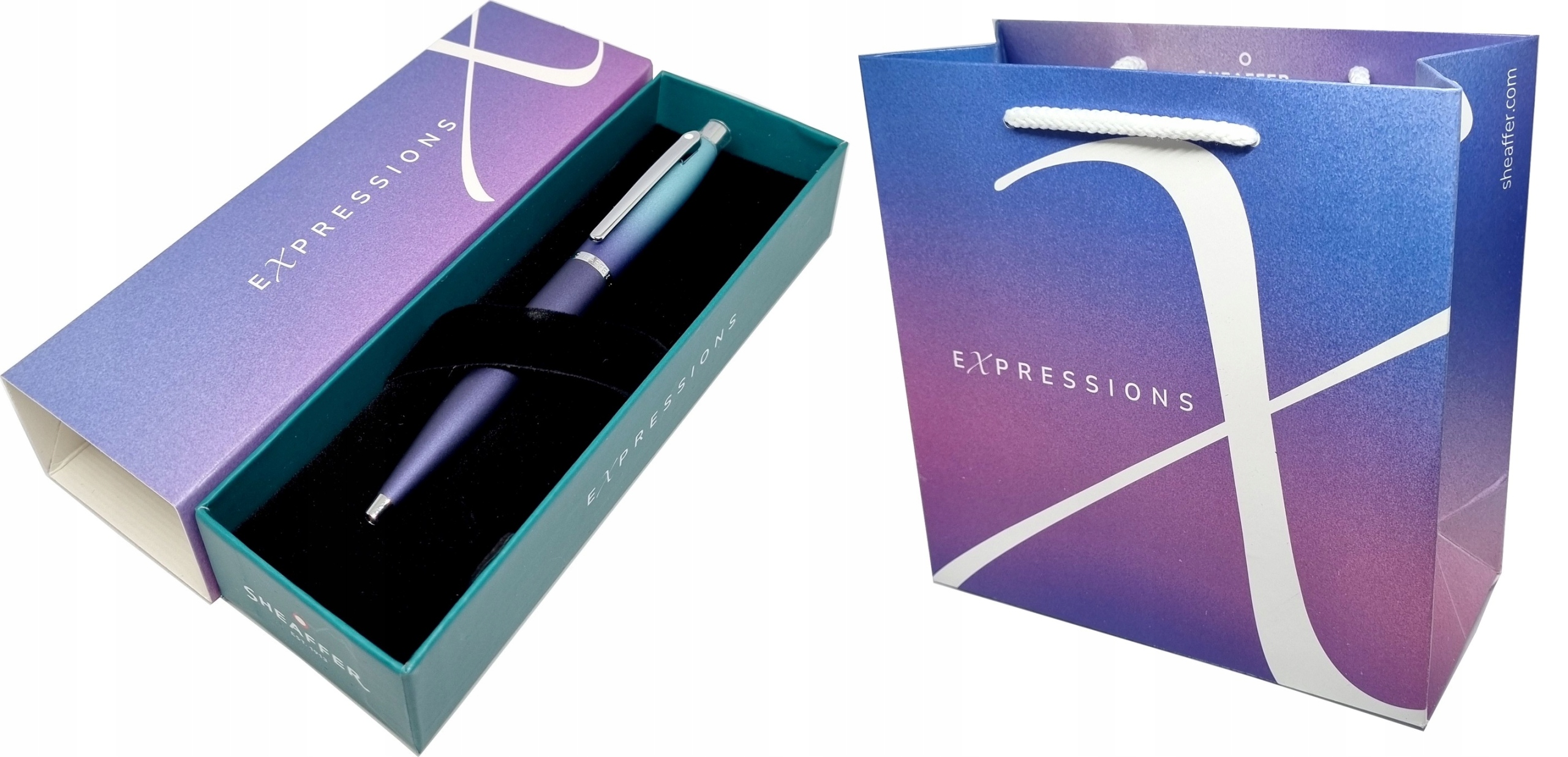 Sheaffer Długopis Vfm Expressions Perłowo Niebiesko Fioletowy