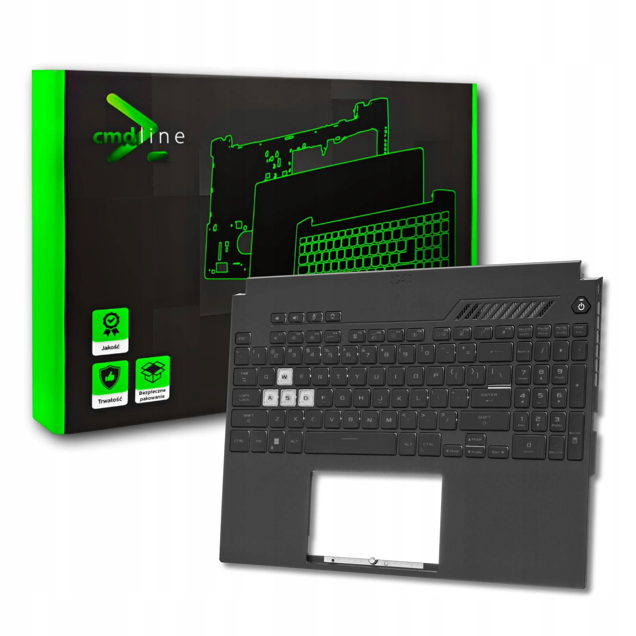 Palmrest Klawiatura Do Asus FA507 FA507NU FA507NV FA507RC FA507XI Rgb