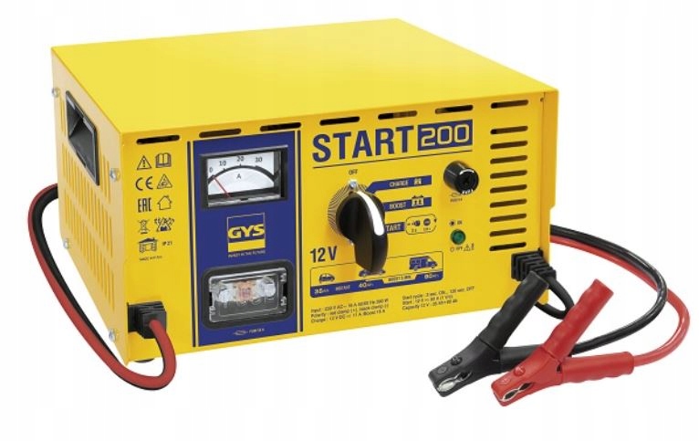ŁADOWARKA Z ROZRUCHEM START 200 - 12V