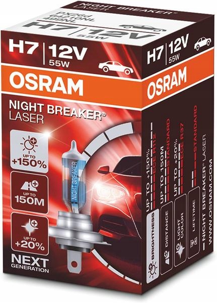 

Osram Night Breaker Laser Next Gen +150% H7 12V