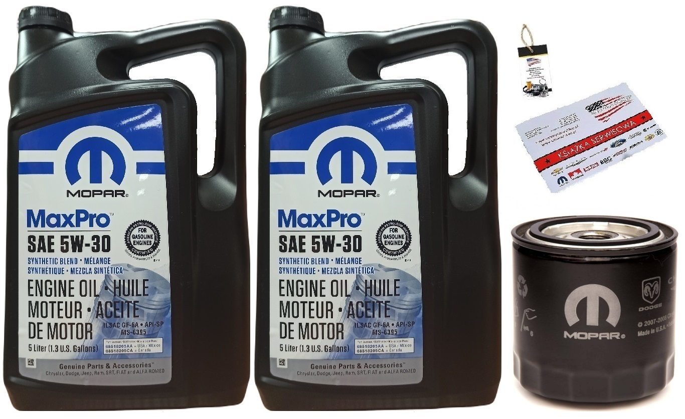 MOPAR 5W30 10L MS-6395 + FILTR MO-090 + GRATISY