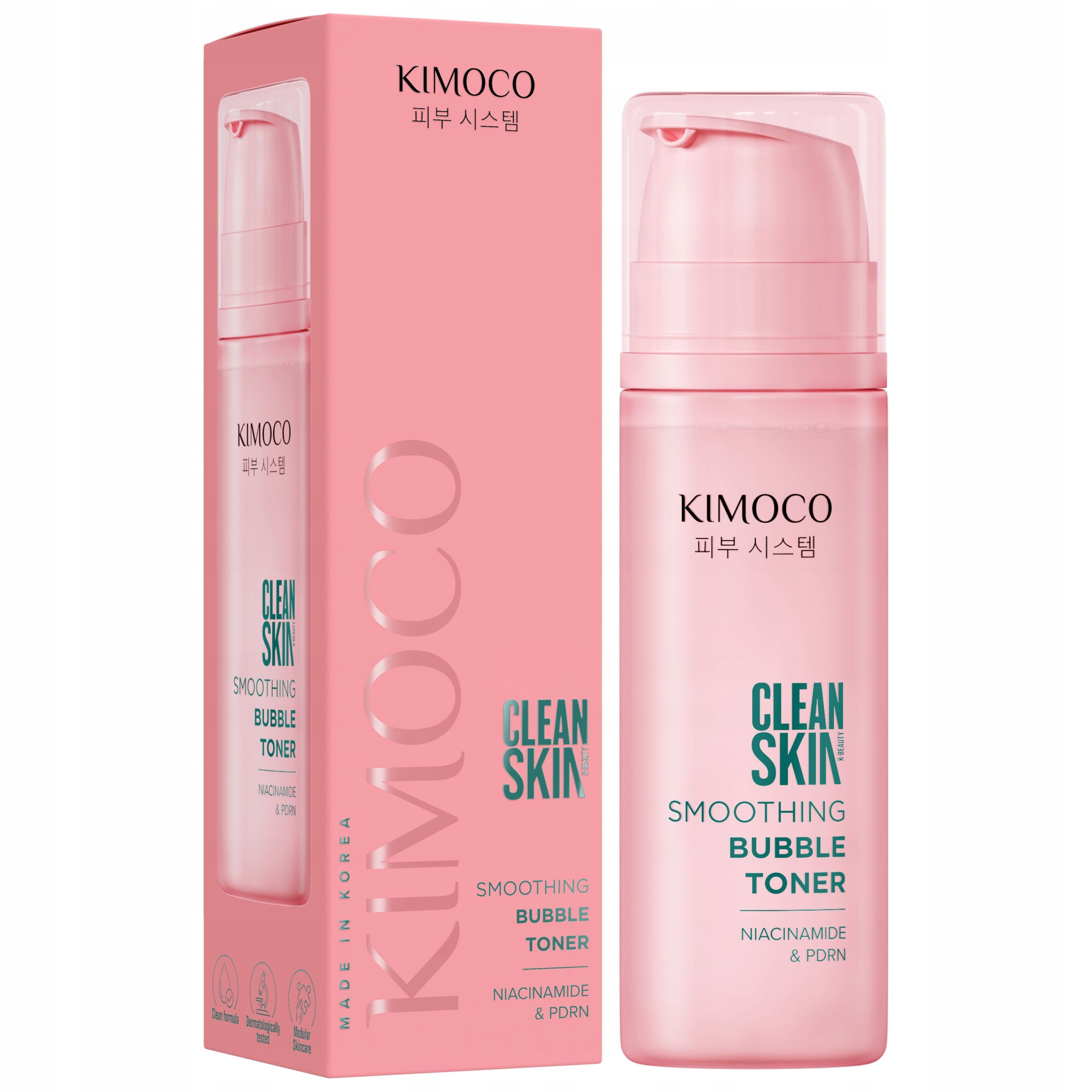 Clean Skin Koreański Tonik Pianka Do Twarzy Z Kolagenem i Pdrn