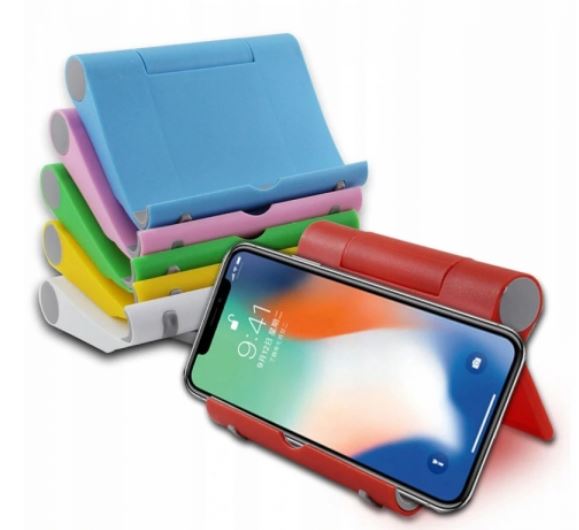 PODSTAWKA UCHWYT BIURKOWY UNIWERSALNY STOJAK pod TELEFON lub na TABLET Kolor czarny