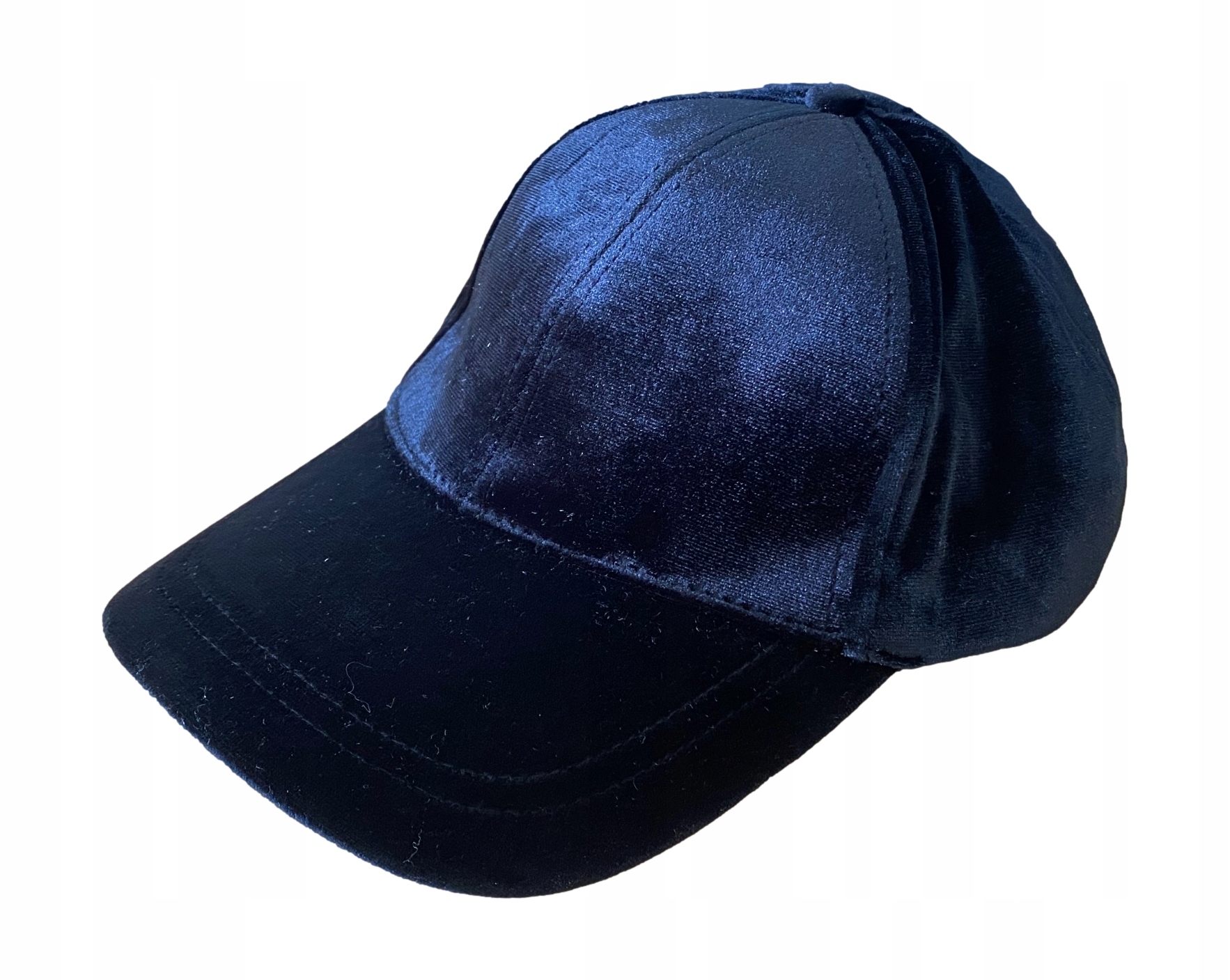 

Czapka Z Daszkiem Damska miękka Czarna