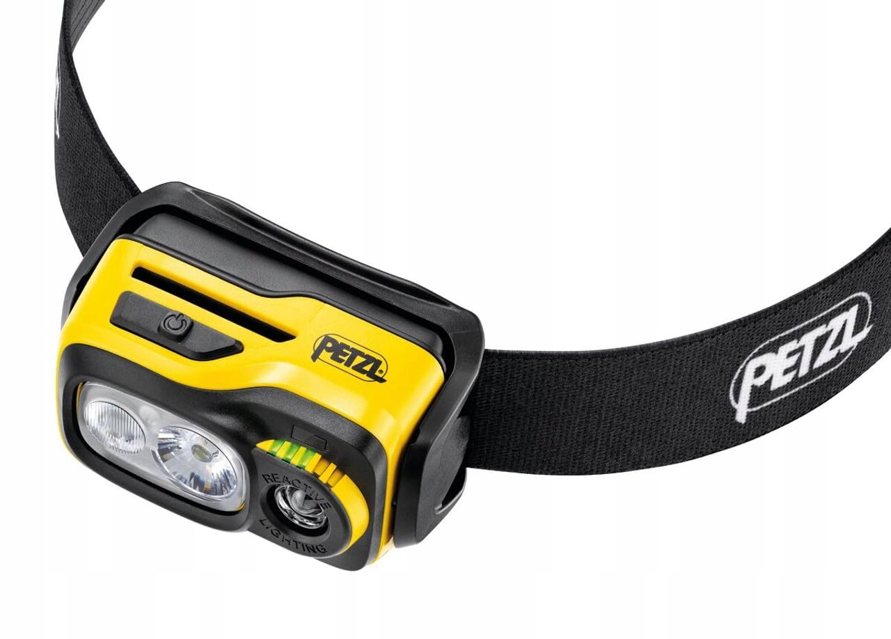PETZL Latarka Czołowa SWIFT RL Pro Line Profesjonalna Czarna Żółta — miniatura 3