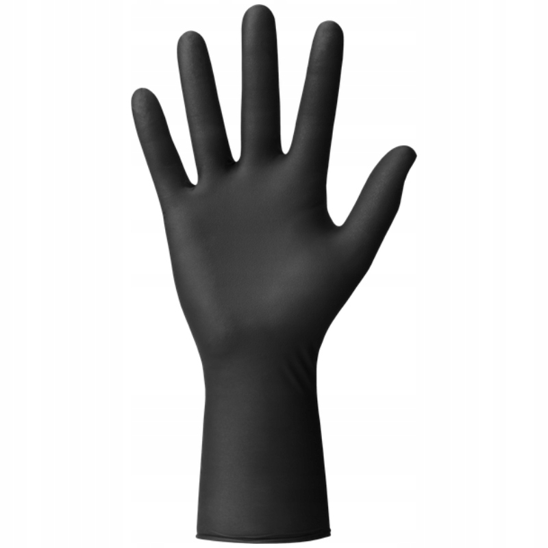 Rękawiczki WARSZTATOWE CZARNE MERCATOR ideall MOTO BLACK mocne 100 szt. r.L Model IDEALL NITRILE MOTO