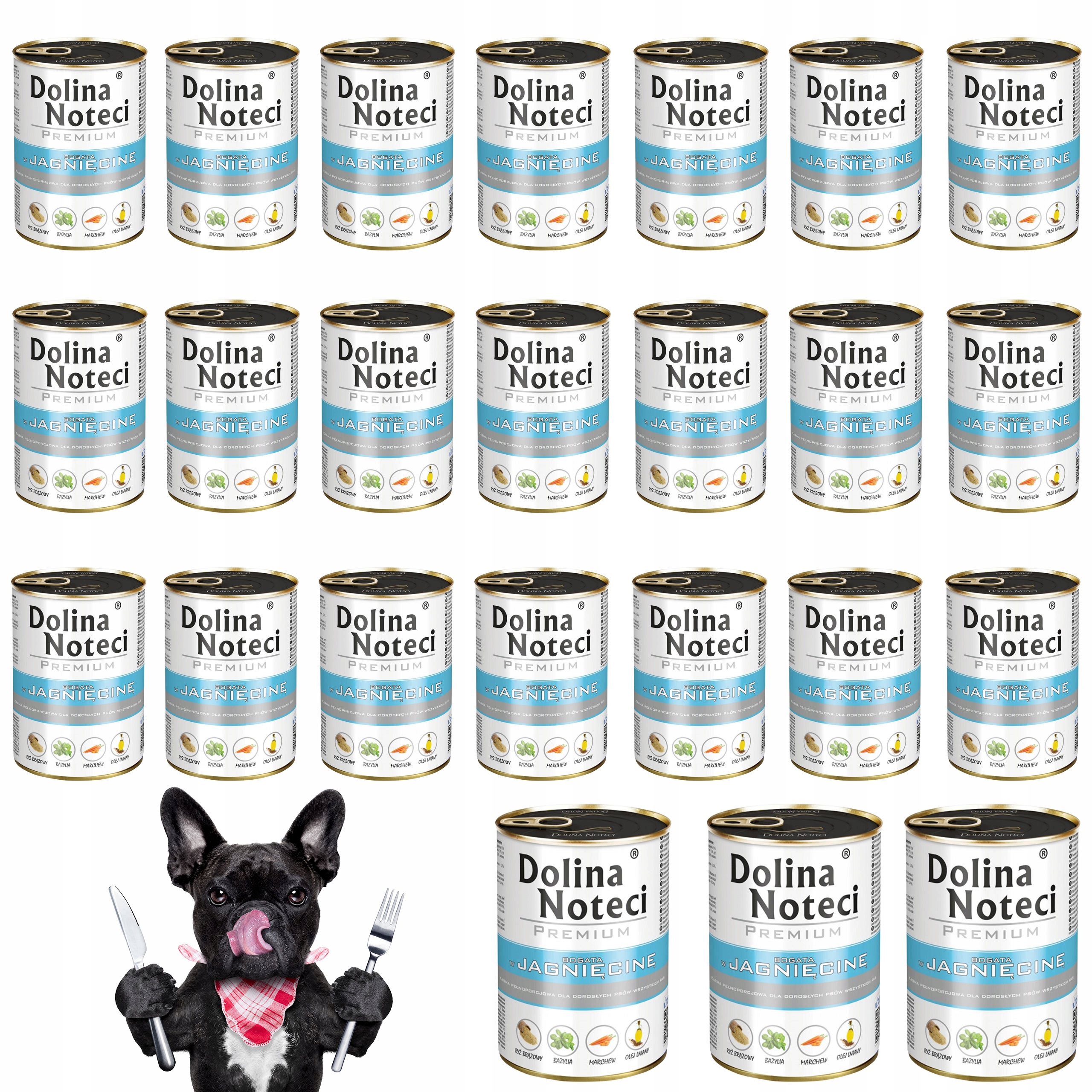 Levně Dolina Noteci Premium Krmivo pro psa Jehněčí 24x400g