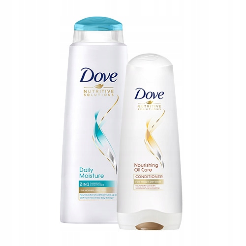 Promocja Dove zestaw szampon + odżwyka do włosów wyprzedaż przecena