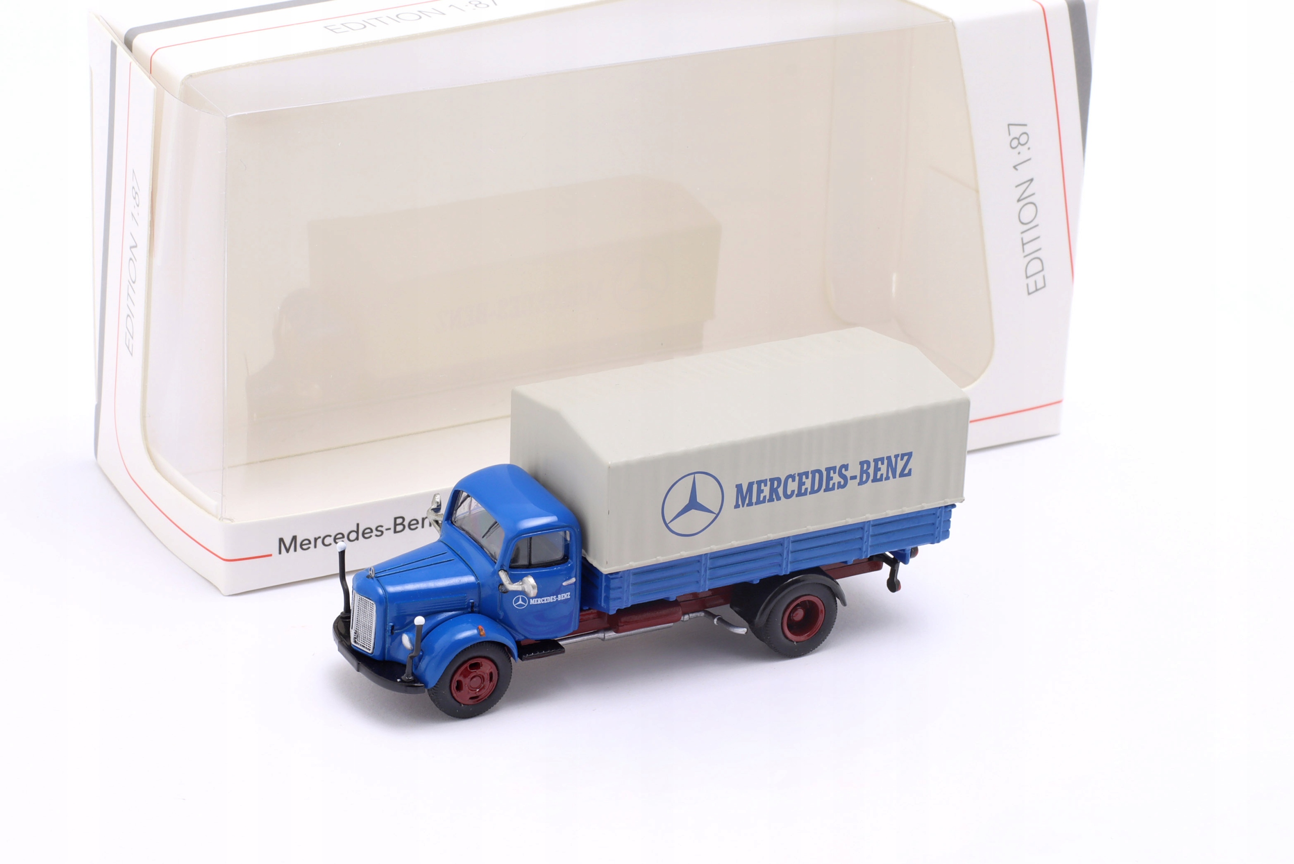 Schuco Mercedes-benz L3500 „mercedes“ 1950 Bl 1:87