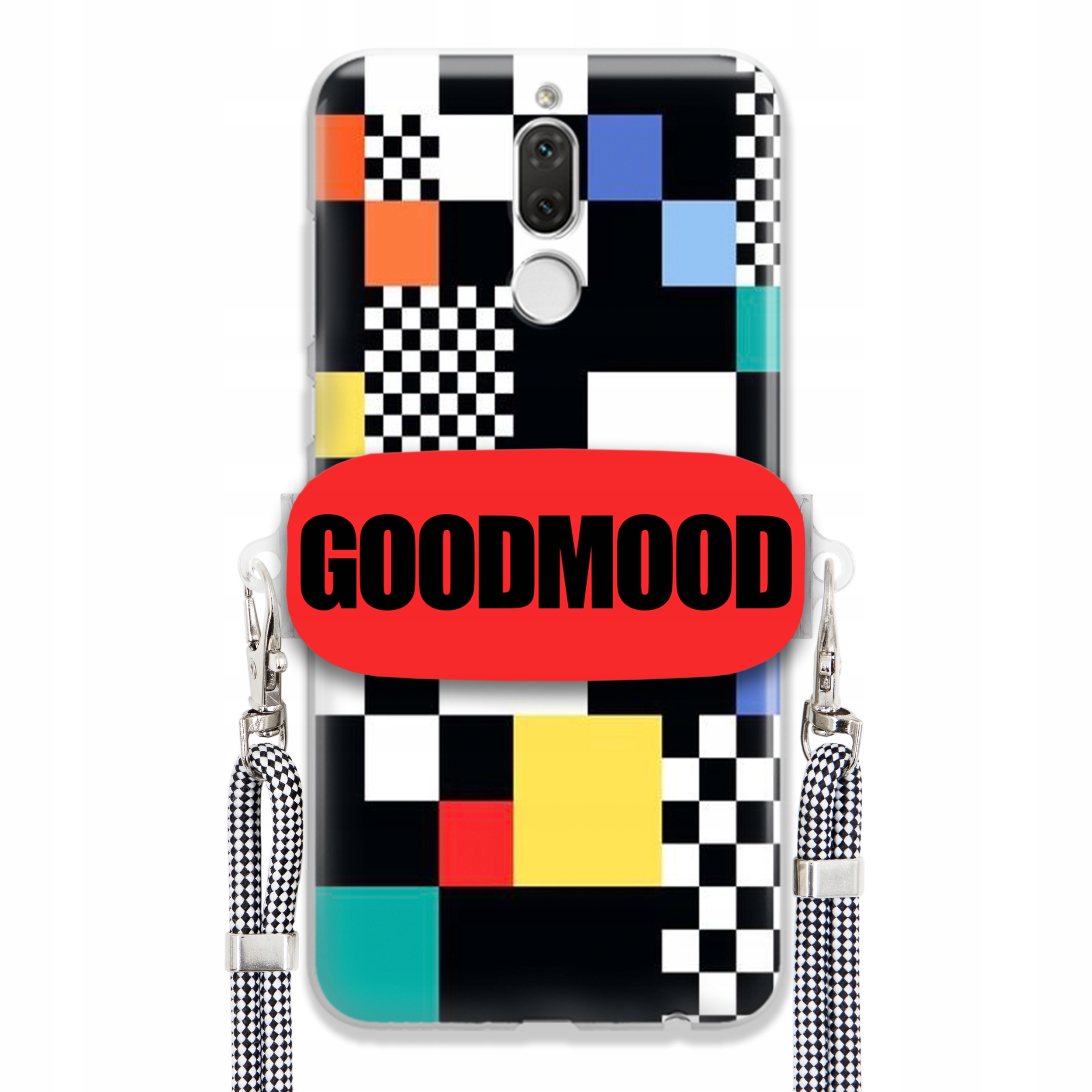 Pouzdro Pro Huawei Mate 10 Lite Case Držák Na Vodítko Zebra Telefonu Pixelart Vzory