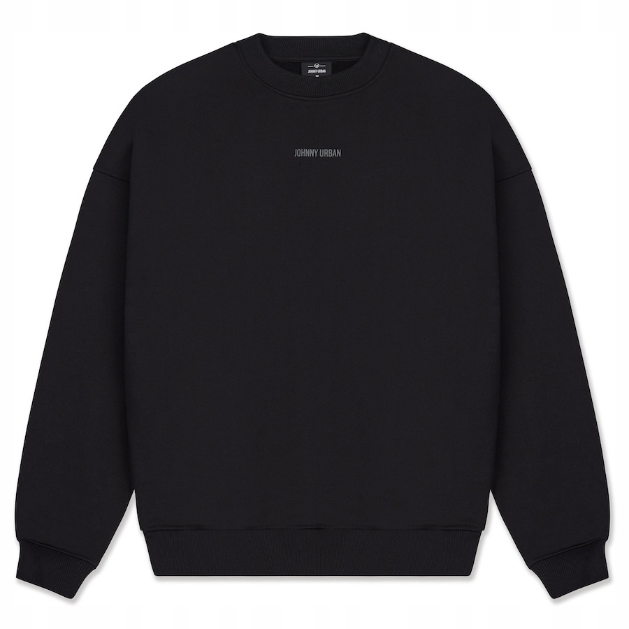 Oversize mikina Carter Print Johnny Urban Černá S