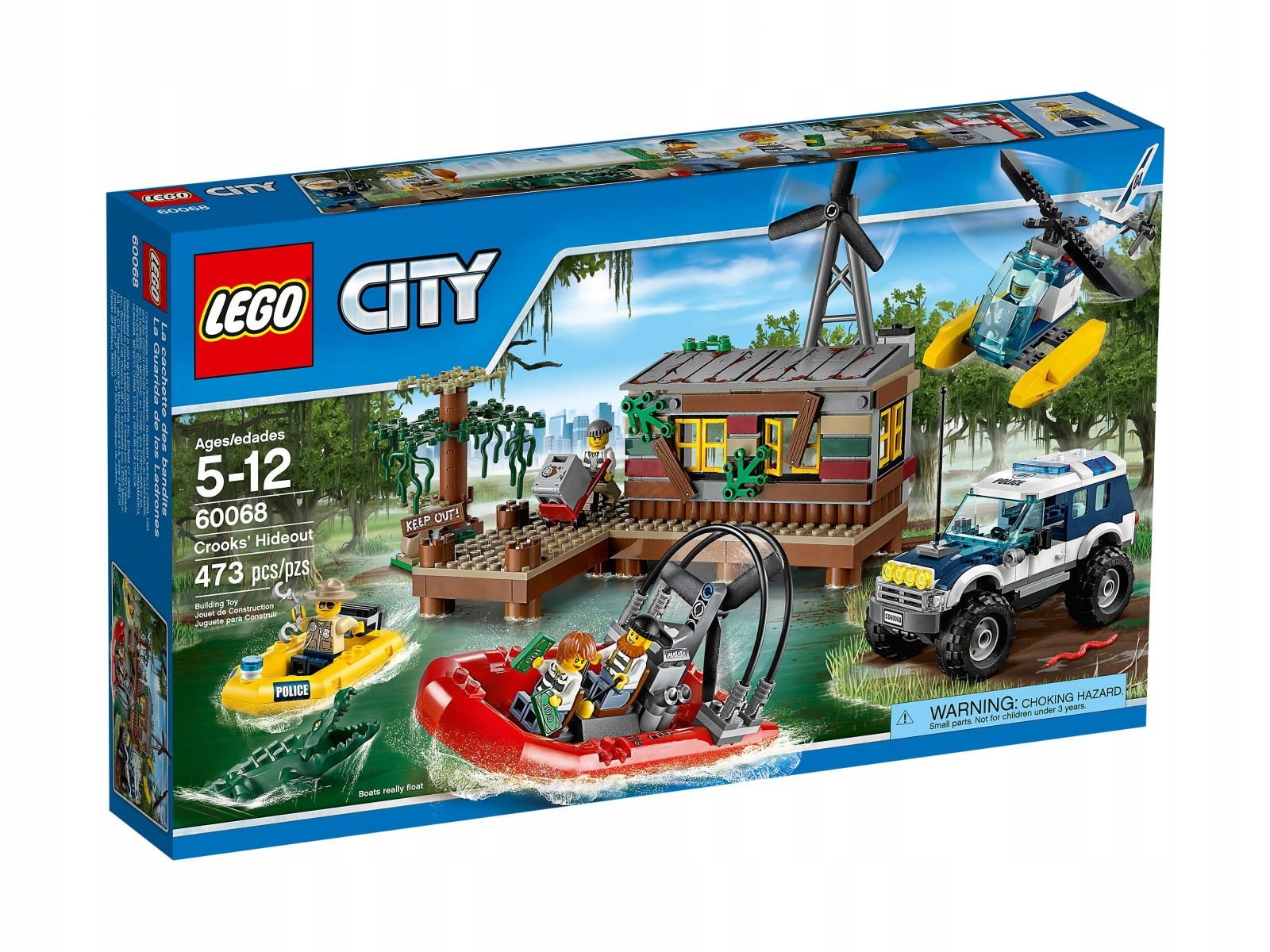 Lego City 60068 Úkryt lupičů Nové