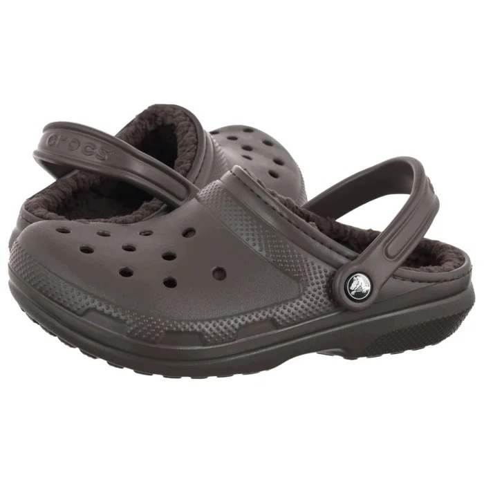 Dámské boty Nazouváky Crocs Classic Lined Clog W Espresso 203591 Hnědé