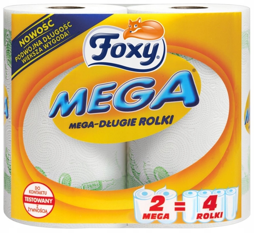 

Foxy Długi Ręcznik Kuchenny Papierowy 2 rolki