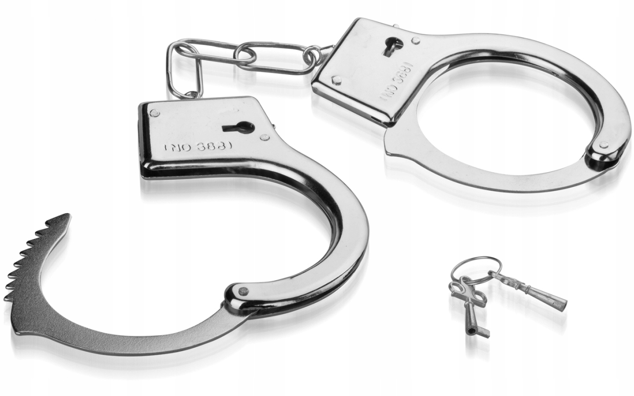 METALOWE KAJDANKI NA RĘCE STALOWE KAJDANY NA KLUCZ BDSM