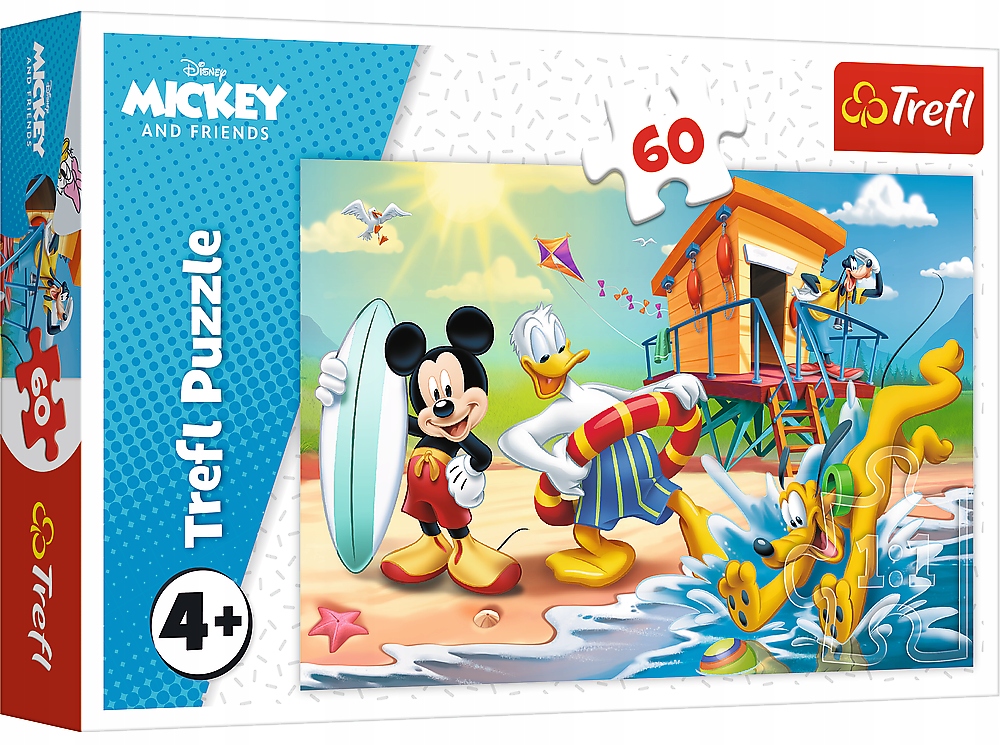 

Puzzle Ciekawy Dzień Myszka Mickey Miki 60 Elem.