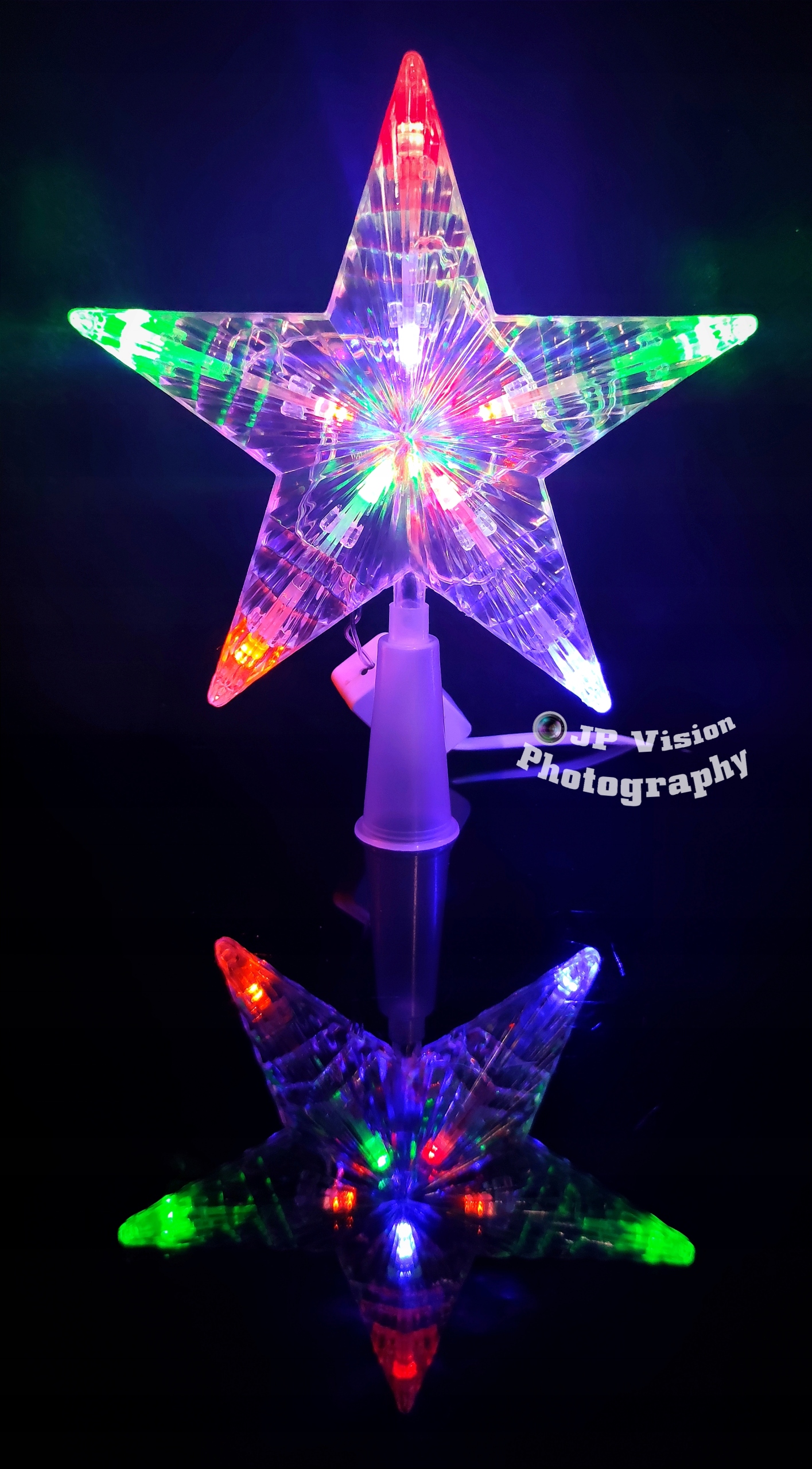 

Gwiazda Led Czubek Kolorowa Ozdoba Rgb Lampki