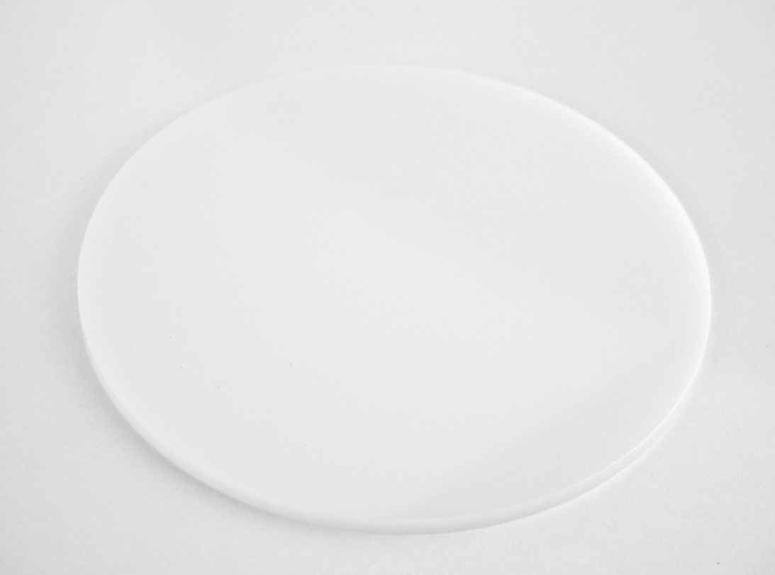 Plexi Pleksa Mleczna Wylewana 5mm Koło Kółko