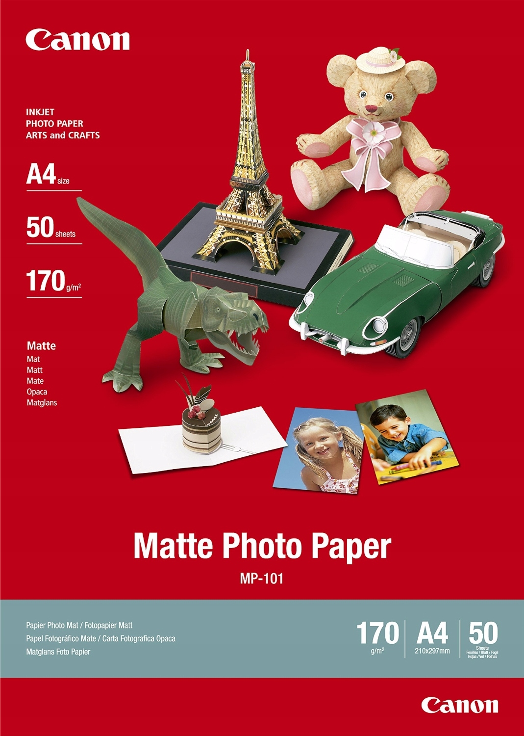 

Canon Papier Photo Mat MP-101 A4 50szt 170g matowy
