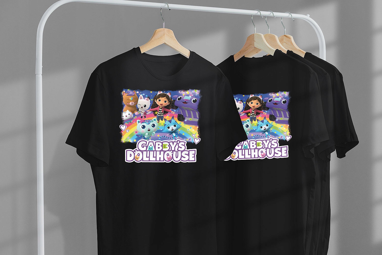 T-SHIRT KOSZULKA DLA DZIECKA KOCI DOMEK GABI 128 SUPER JAKOŚĆ Rozmiar S