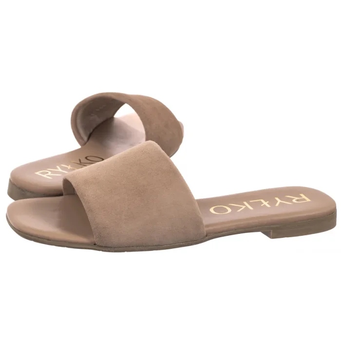 Kožené dámské boty Nazouváky Ryłko Béžová 0AGH2_V_ _4RG