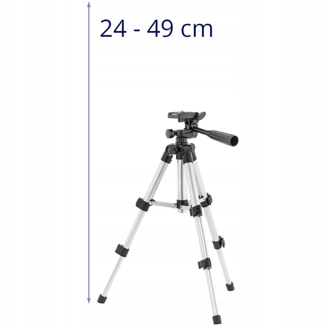 Statyw tripod do lasera krzyżowego aparatu 24-49 cm gwint 1/4'' Kod producenta SBS-TRIPOD-104