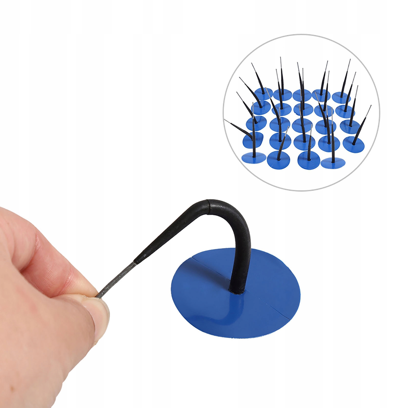 Auto Tubeless Tyre Puncture Repair Wired 4.5mm Mushroom Plug Patch Marka inna